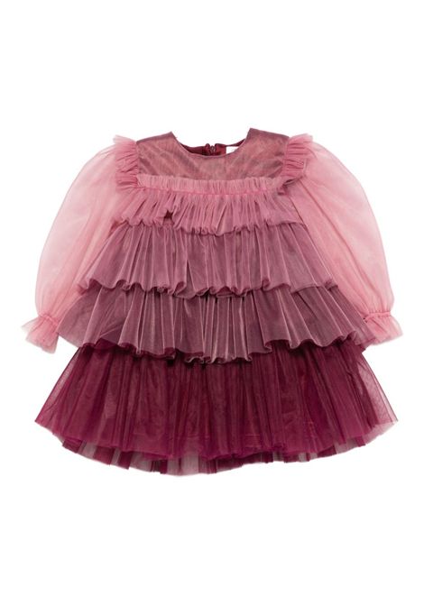 Abito in tulle A' LAPAGE | ZIRCONE AL12MAGENTA/AMARENA